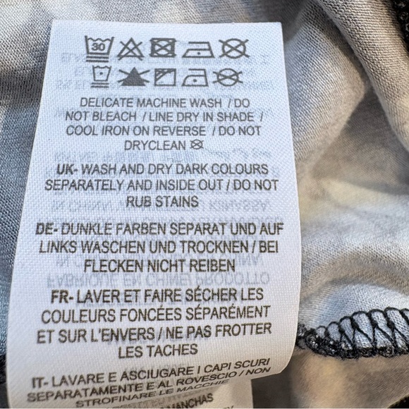 Boden Lavinia Jersey Floral Wrap Midi Dress Black Daisy Tie Waist Size 10💛 - Picture 9 of 10